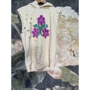 New Free People Tricia Fix Tufted Flower Hoodie Size S